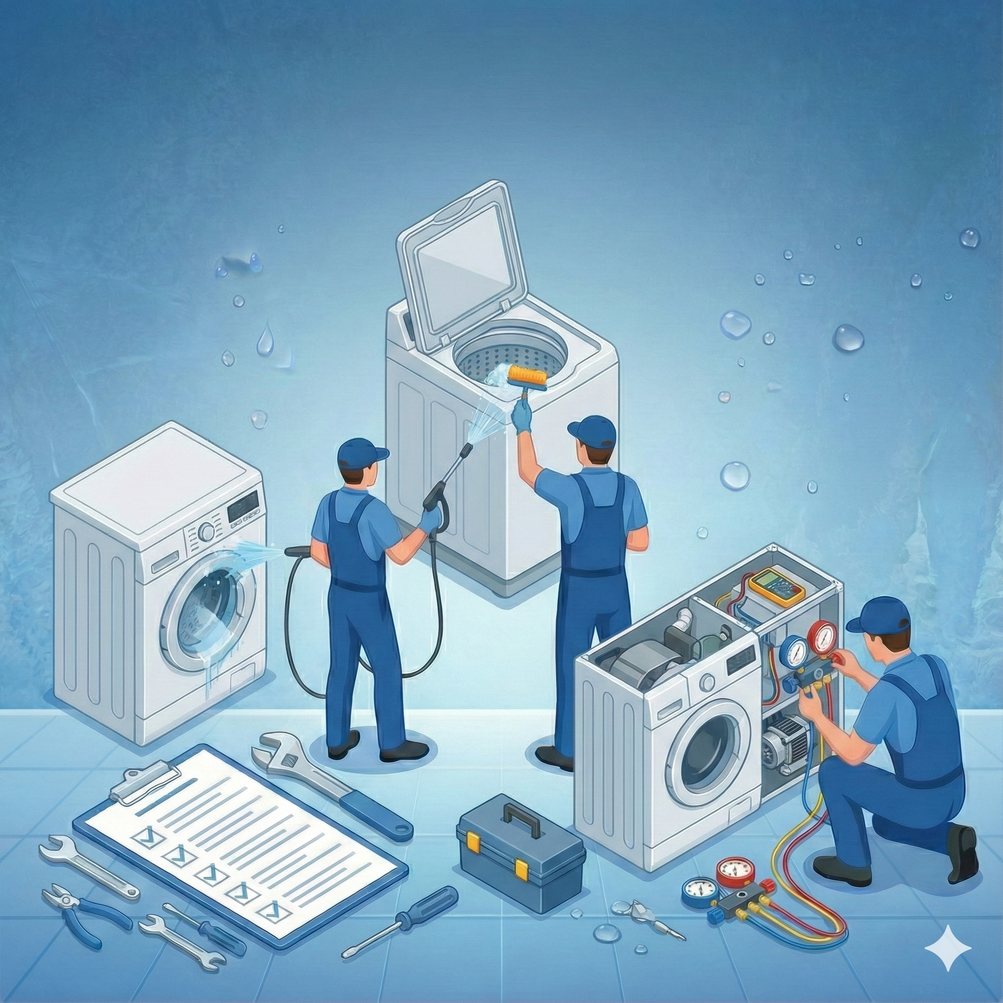 Washing Machine Deep Cleaning